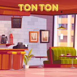 Studying In a Cafe