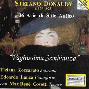 Stefano Donaudy : 36 arie di stile antico, Vaghissima sembianza