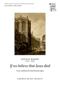 Bagot, Louisa: If we believe that Jesus died