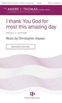 Christopher Aspaas: i thank You God for most this amazing day