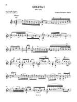 Johann Sebastian Bach: Violin Sonata I, BWV 1001 Product Image