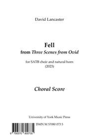 David Lancaster: Fell (from Three Scenes from Ovid)