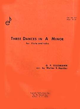 Telemann, Georg Philipp: Three Dances in A minor