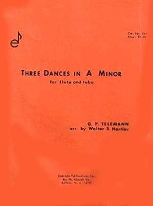 Telemann, Georg Philipp: Three Dances in A minor