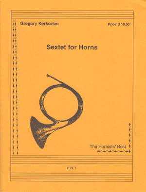 Kerkorian, Gregory: Sextet for Horns