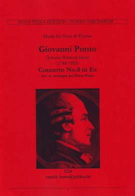 Punto, Giovanni: Concert No. 8 in Eb major