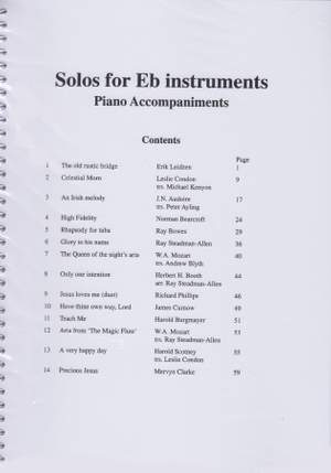 Solos for Eb Instruments