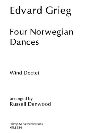 Grieg, Edvard: Four Norwegian Dances