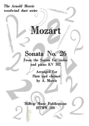 Mozart, Wolfgang Amadeus: Sonata No.26 in Eb major from the Violin Sonata KV302