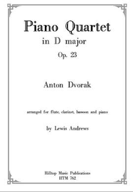 Dvorak, Antonin: Piano Quartet in D major Op.23
