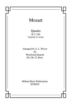 Mozart, Wolfgang Amadeus: Quartet KV160