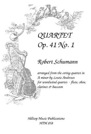 Schumann, Robert: Quartet Op.41 No.1