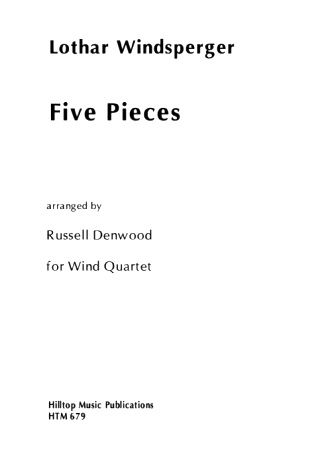 Windsperger, L.: Five Pieces