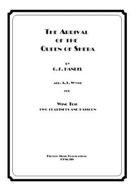 Handel, Georg Frederic: The Arrival of the Queen of Sheba