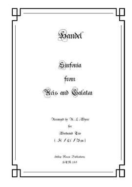 Handel, Georg Frideric: Sinfonia from 'Acis and Galatea'