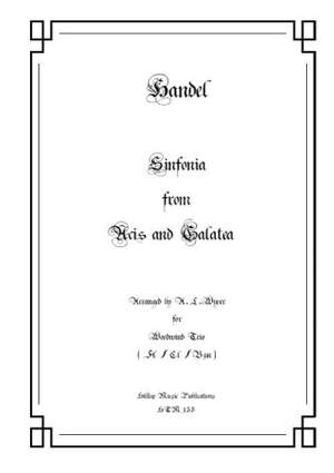 Handel, Georg Frideric: Sinfonia from 'Acis and Galatea'