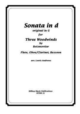 Boismortier, Joseph Bodin de: Sonata in D minor