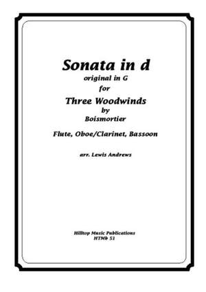 Boismortier, Joseph Bodin de: Sonata in D minor