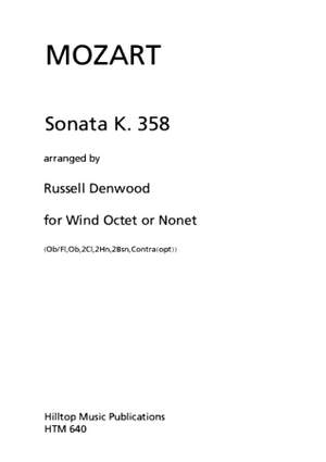 Mozart, Wolfgang Amadeus: Sonata K358