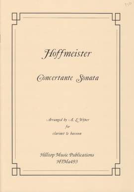 Hoffmeister, Franz Anton: Concertante Sonata in Bb Major