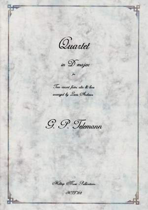 Telemann, Georg Philipp: Quartet in D major