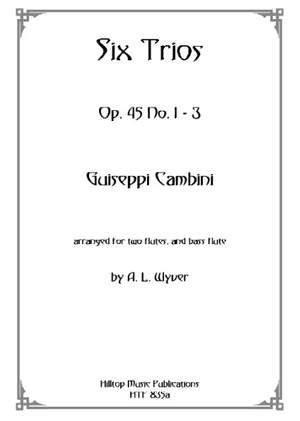 Cambini: Six Trios Op. 45 Nos.1-3