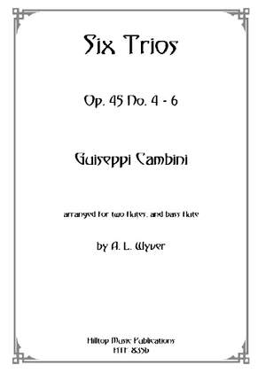 Cambini: Six Trios Op. 45 Nos.4-6