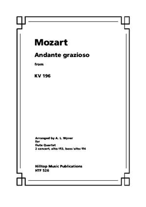 Mozart, Wolfgang Amadeus: Andante Grazioso from KV196