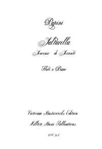Papini, Guido: Saltarella Souvenir de Sorrento