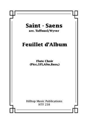 Saint-Saens, Camille: Feuillet d'Album Op.81