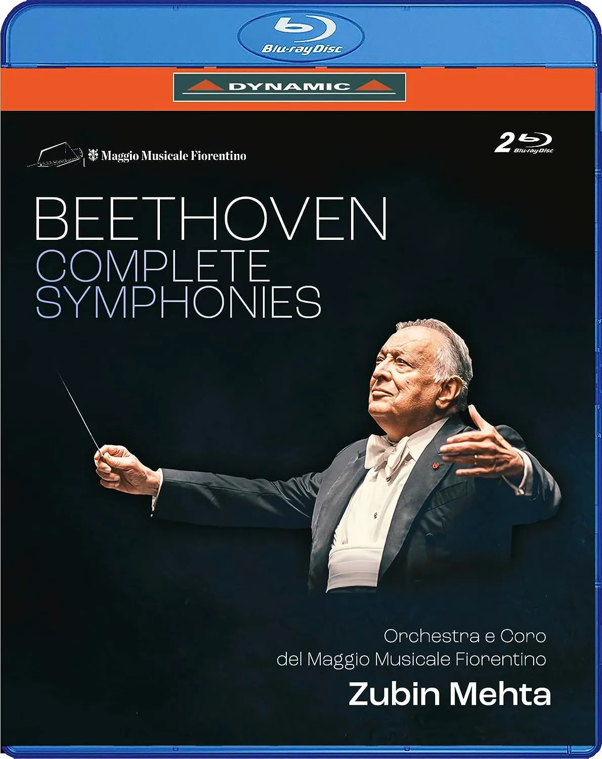 Beethoven: Symphony Nos. 1-9 - Dynamic: 57950 - 2 Blu-rays | Presto Music