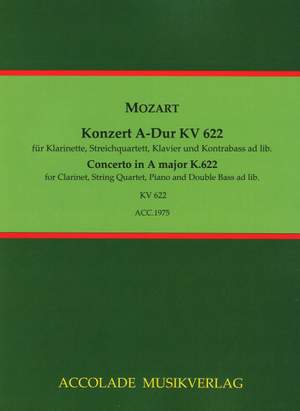 Mozart, W A: Concerto in A major K.622