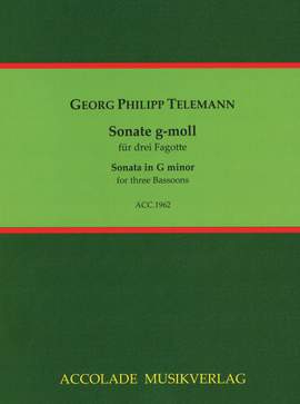 Telemann, G P: Sonate g-moll
