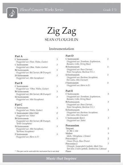 O'Loughlin, S: Zig Zag