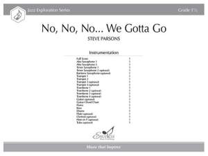 Parsons, S: No, No, No…We Gotta Go