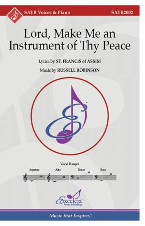 Robinson, R: Lord, Make Me an Instrument of Thy Peace