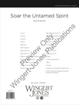 Barrett, R: Soar The Untamed Spirit - Full Score