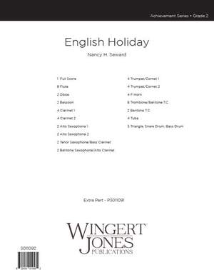 Seward, N H: English Holiday - Full Score