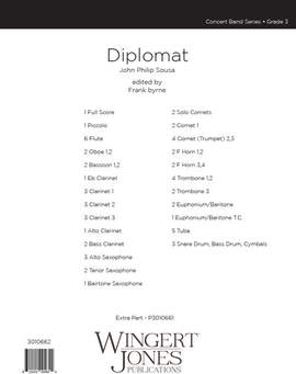 Sousa, J P: Diplomat - Full Score