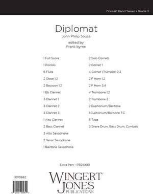 Sousa, J P: Diplomat - Full Score