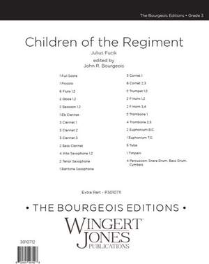 Fucik, J: Children Of The Regiment - Full Score
