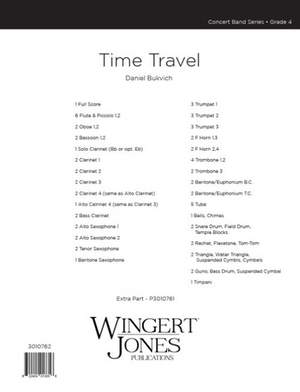 Bukvich, D: Time Travel - Full Score