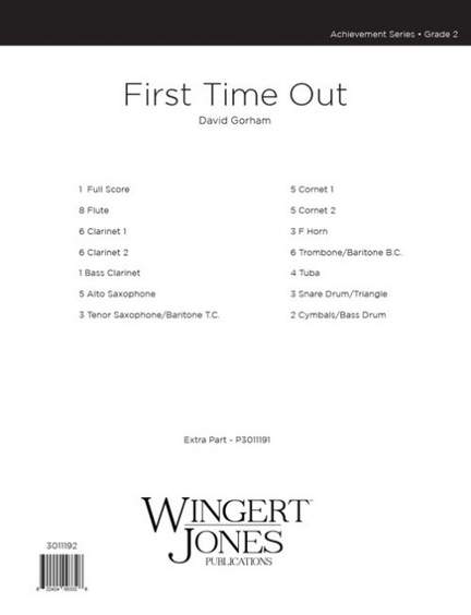 Gorham, D: First Time Out - Full Score