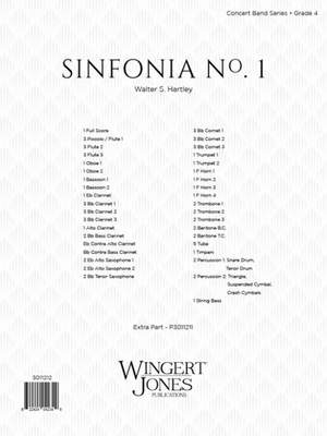 Hartley, W: Sinfonia #1 - Full Score