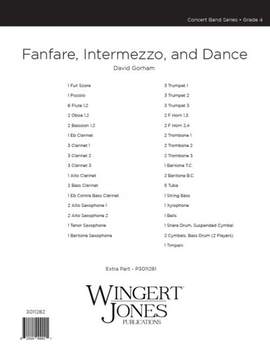 Gorham, D: Fanfare Intermezzo and Dance - Full Score