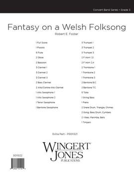 Foster, R E: Fantasy On A Welsh Folksong - Full Score