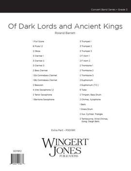 Barrett, R: Of Dark Lords and Ancient King - Full Score