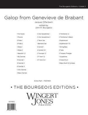 Offenbach, J: Galop From Genevieve De Brabant - Full Score