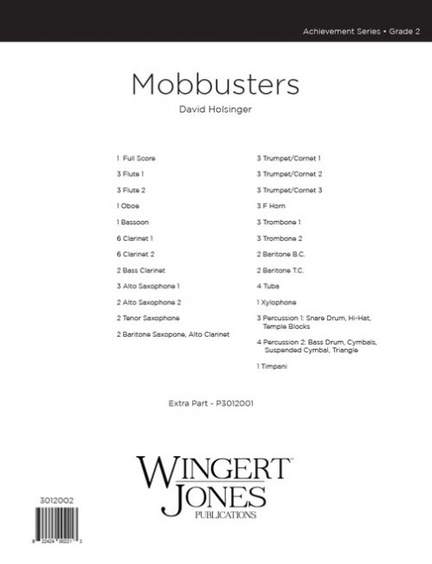 Holsinger, D: Mobbusters - Full Score