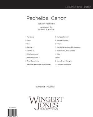 Foster, R E: Pachelbel Canon - Full Score